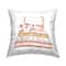 Stupell Industries Pink Purse Gold Fashion Bookstack Glam Fashion Throw Pillow 18" x 18"